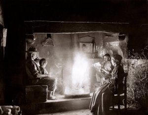 Boerenfamilie nabij Florence, c.1900