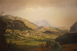 Frédérich Martens - View of Pieve Tesino