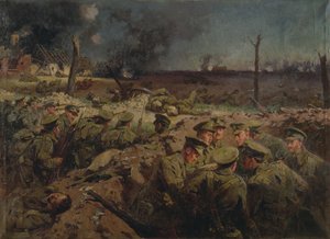 De 4e Suffolks bij Neuve Chapelle op 11 maart 1915