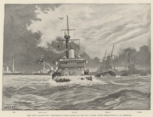 De Marine Manoeuvres, Voorlopige Stoomtactieken van de Rode B Vloot, onder Vice-admiraal E H Seymour