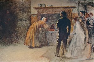 Scène uit Jane Eyre door Fred Walker