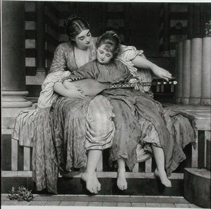 De muziekles, uitgegeven door The Fine Art Society door Frederic (after) Leighton
