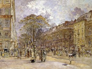 De boulevard van de Italianen, Parijs