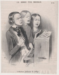 De ongelukkige leraar muziektheorie, 1840