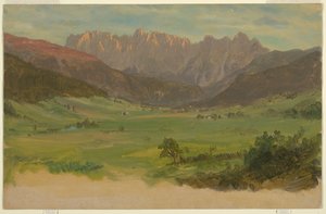 Alpendal door Frederic Edwin Church