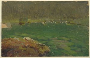 Alpenmeer, Beieren of Zwitserland door Frederic Edwin Church