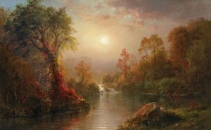Herfst door Frederic Edwin Church