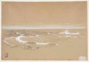 Kustlijn, Grand Manan, Canada door Frederic Edwin Church