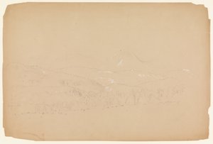 Ver uitzicht op de Katahdin getoond vanuit het westen