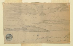 Tekening, Aurora, Mount Desert Island, september 1860
