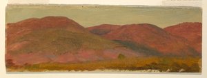 Tekening, Herfstlandschap, ca. 1870