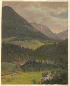 Tekening, Beiers alpenlandschap, 1868