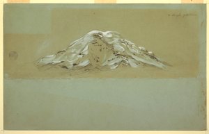 Tekening, Chimborazo, ca. 1857 door Frederic Edwin Church