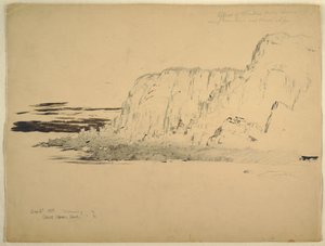 Tekening, Kliffen, september 1851