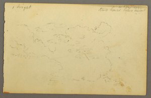 Tekening, Wolkenstudie, 1844