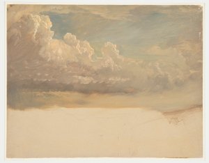 Tekening, Wolkenstudie, maart 1871