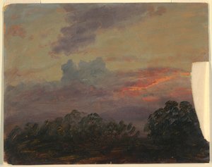 Tekening, Wolkenstudie, 1860-70