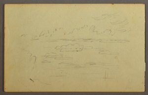 Tekening, Wolken, mogelijk 1844 door Frederic Edwin Church