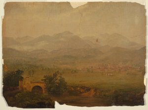 Tekening, Colombia of Ecuador, 1853 door Frederic Edwin Church