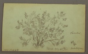 Tekening, Hoofd van een man, Rokende man, Zeilbootstudies, Huis, 27 mei 1868
