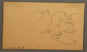 Tekening, Heuvels en vallei, oktober 1873