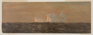 Tekening, IJsbergen, juni of juli 1859 door Frederic Edwin Church