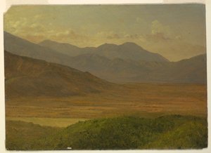 Tekening, Landschap, mei 1865 door Frederic Edwin Church