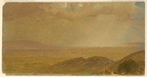 Tekening, Landschap, mei 1865 door Frederic Edwin Church