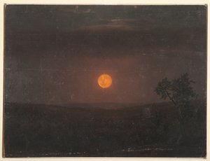 Tekening, Maanlicht, Church