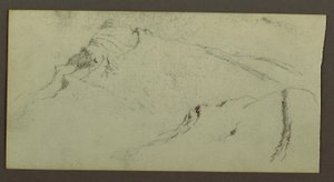 Tekening, Bergtoppen, mogelijk 1868
