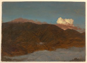 Tekening, Berglandschap, mei 1865 door Frederic Edwin Church