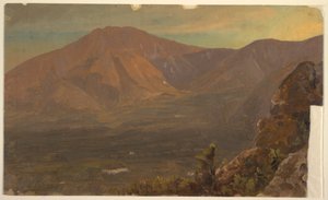 Tekening, Katahdin en Turner, 1860-78 door Frederic Edwin Church