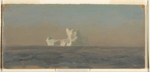 Tekening, Voor de kust van Iceberg, Newfoundland, juni 1859