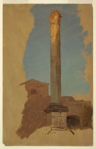 Tekening, Rome, klassieke zuil, 1868-69
