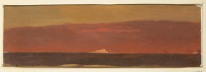 Tekening, Zeegezicht met ijsberg, 1859 door Frederic Edwin Church