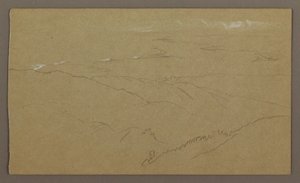 Tekening, Kust en Zee, "Bloxburgh", augustus 1865