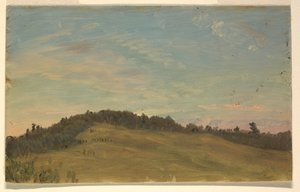 Tekening, Zomerlandschap, 1870-80 door Frederic Edwin Church