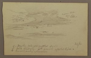 Tekening, Top en lucht, juli 1881