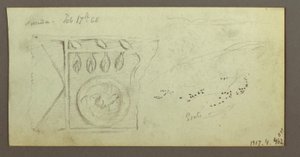 Tekening, Bomen, Geschulpte, februari mogelijk 1868 door Frederic Edwin Church
