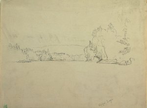 Tekening, Upper Togue Lake, ca. 1885