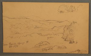 Tekening, Bosrijke vallei, oktober 1873