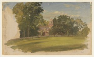 Huis in Hudson, New York door Frederic Edwin Church