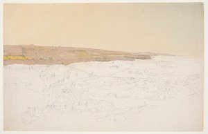 Jeruzalem, algemeen uitzicht door Frederic Edwin Church