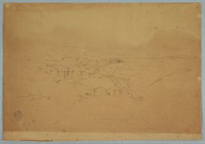 Landschap, nabij Tacunga, Ecuador door Frederic Edwin Church