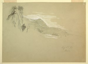 Landschap bij Huino, Mexico door Frederic Edwin Church
