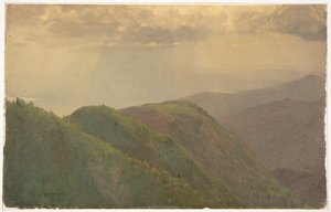 Bergen in Jamaica door Frederic Edwin Church