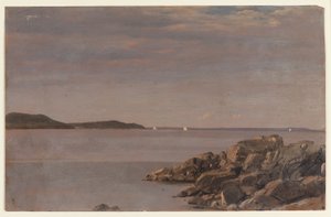 Mt. Desert Island, kust van Maine door Frederic Edwin Church