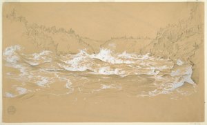 Niagara River Gorge door Frederic Edwin Church