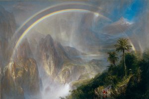 Regenseizoen in de tropen door Frederic Edwin Church
