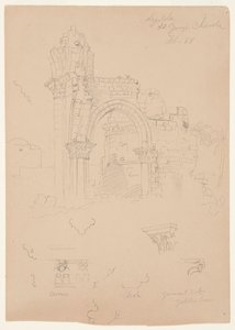 Ruïnes van de St. George-kerk, Lydda (hedendaags Lod)